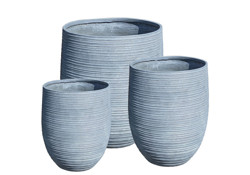 Picture of Round Tall Pots w/ Lines