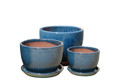 Picture of Round Pots w/ Saucers