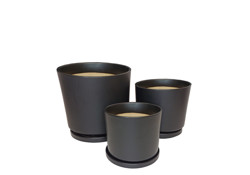 Picture of Cylinder Pots w/Saucers