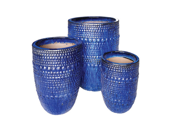 Picture of Tall Hobnail Design Planters