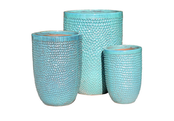 Picture of Tall Hammered Planters