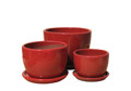Picture of Round Pots w/ Saucers