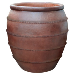 Picture of Large Round Urn w/ Ribs